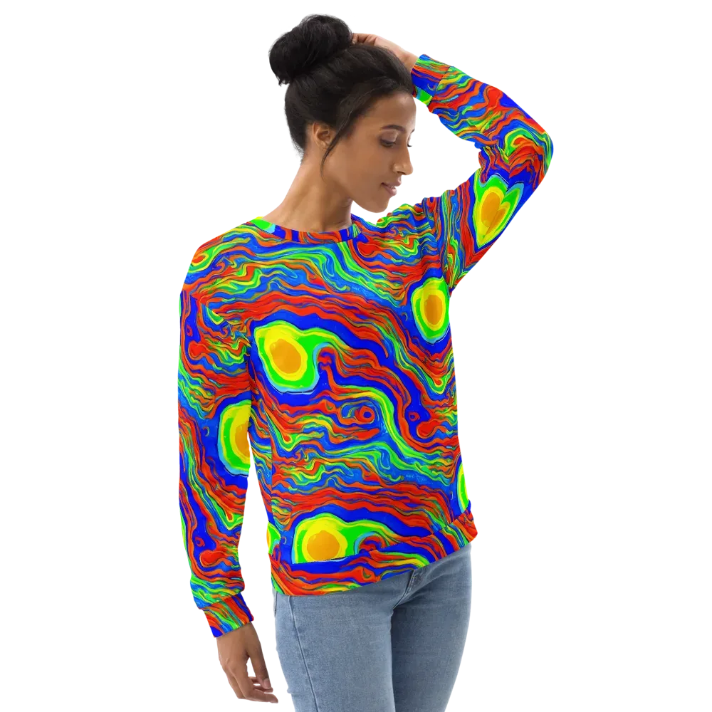 Citrus Maelstrom on Sweatshirt — Right Front