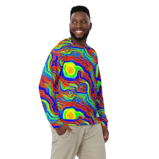 Citrus Maelstrom on a Sweatshirt