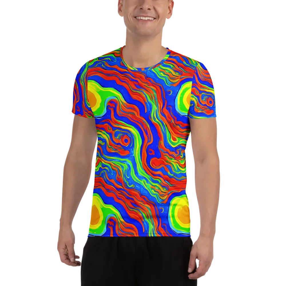 Citrus Maelstrom on Men's Athletic T-Shirt — Front