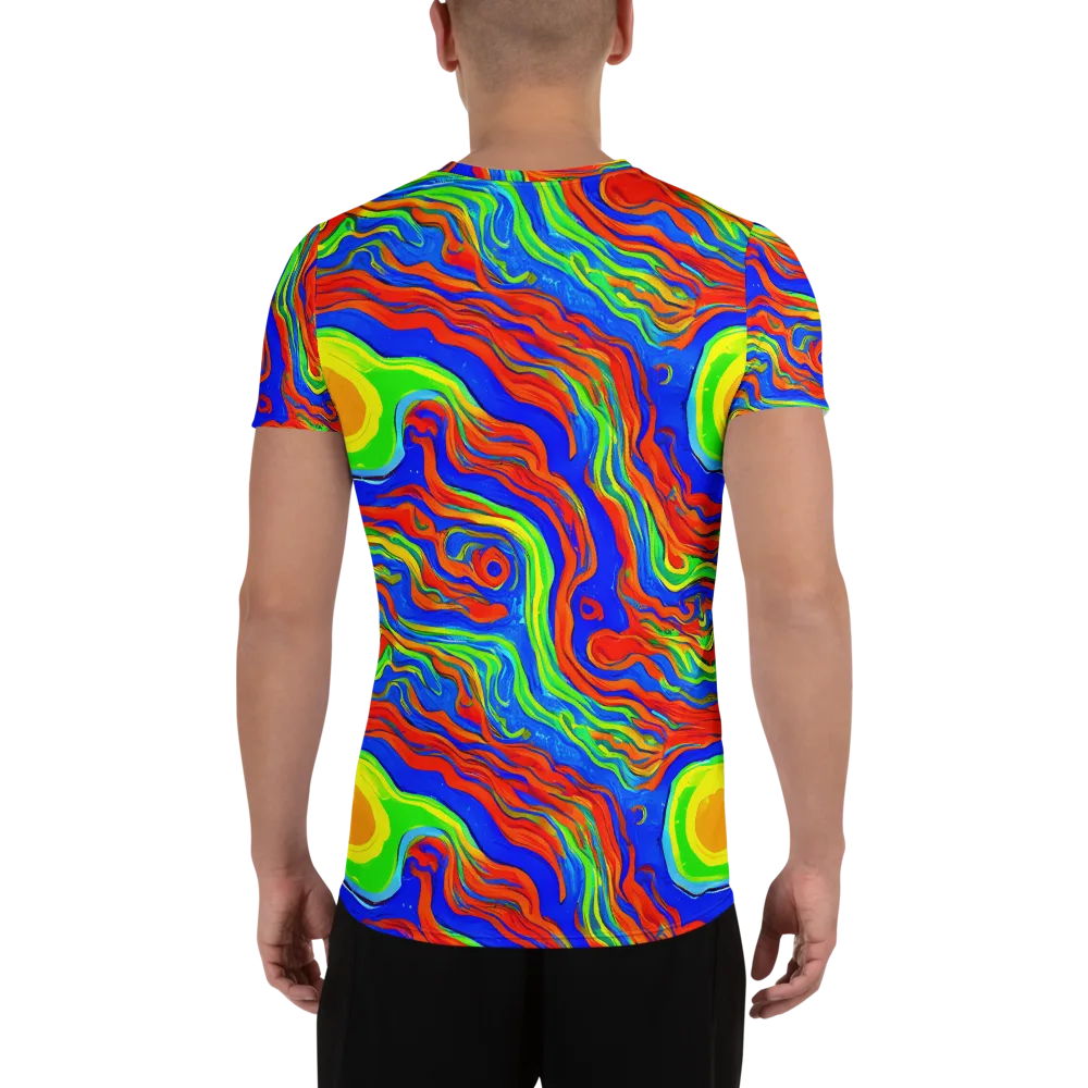 Citrus Maelstrom on Men's Athletic T-Shirt — Back