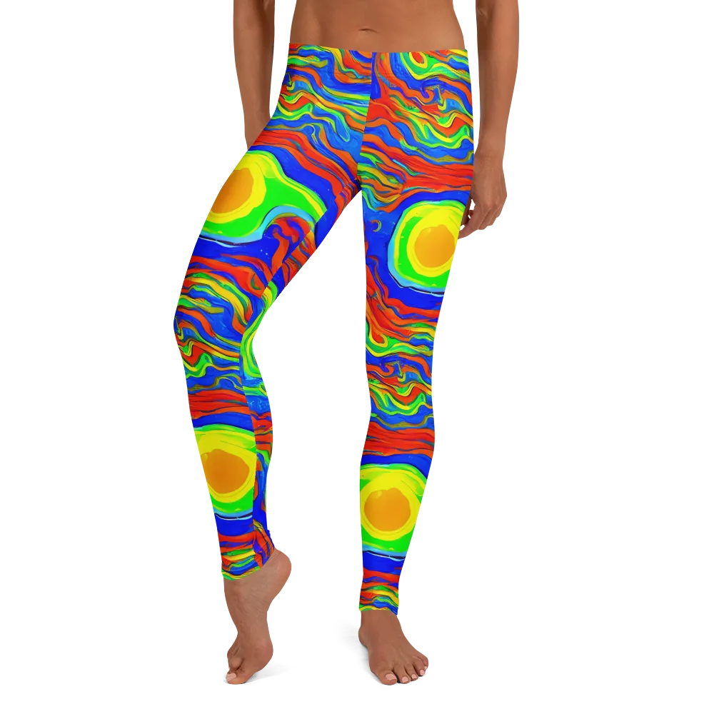 Citrus Maelstrom on Leggings — Front