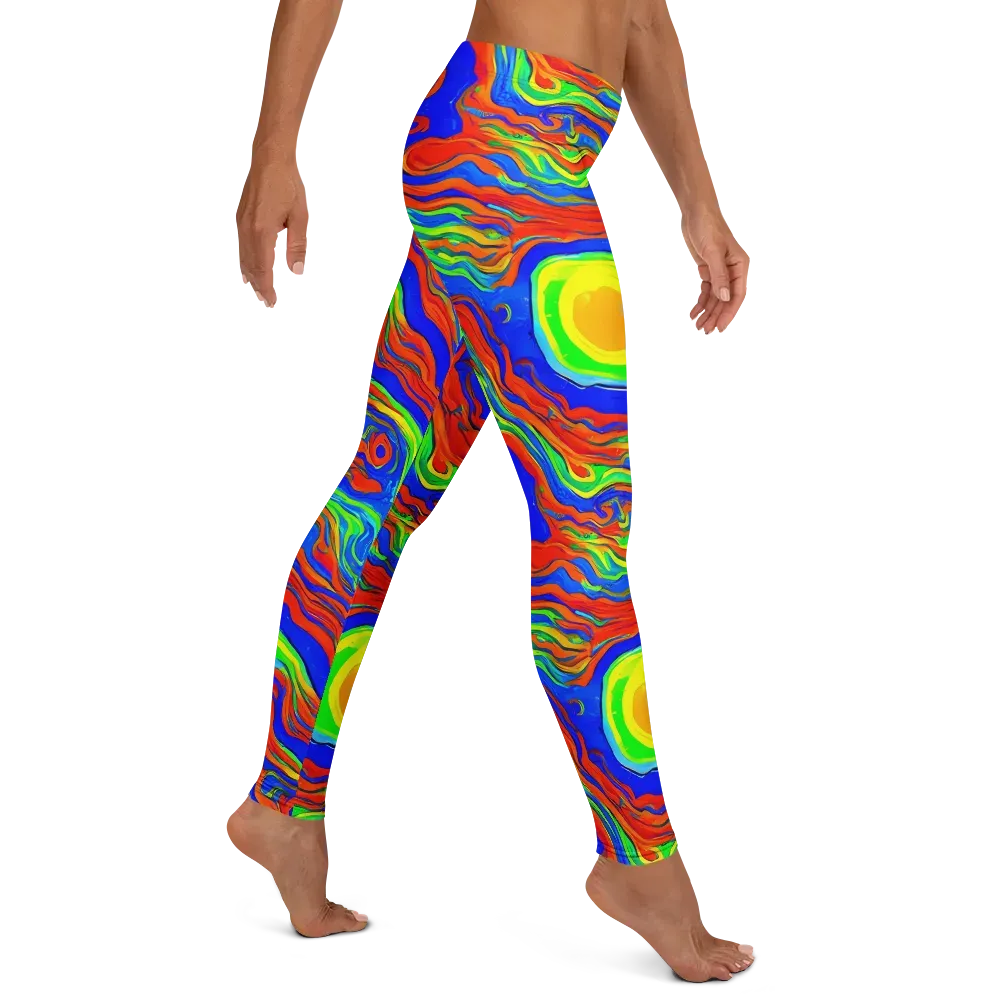 Citrus Maelstrom on Leggings — Right