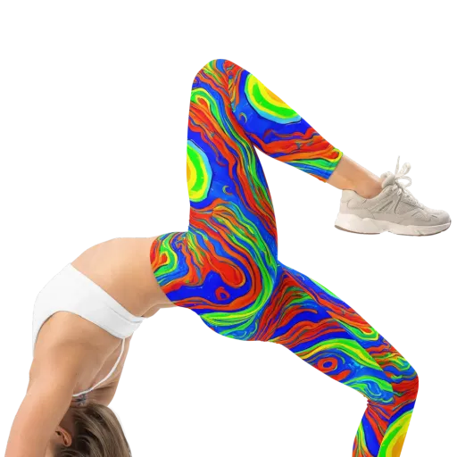 Citrus Maelstrom on a Leggings