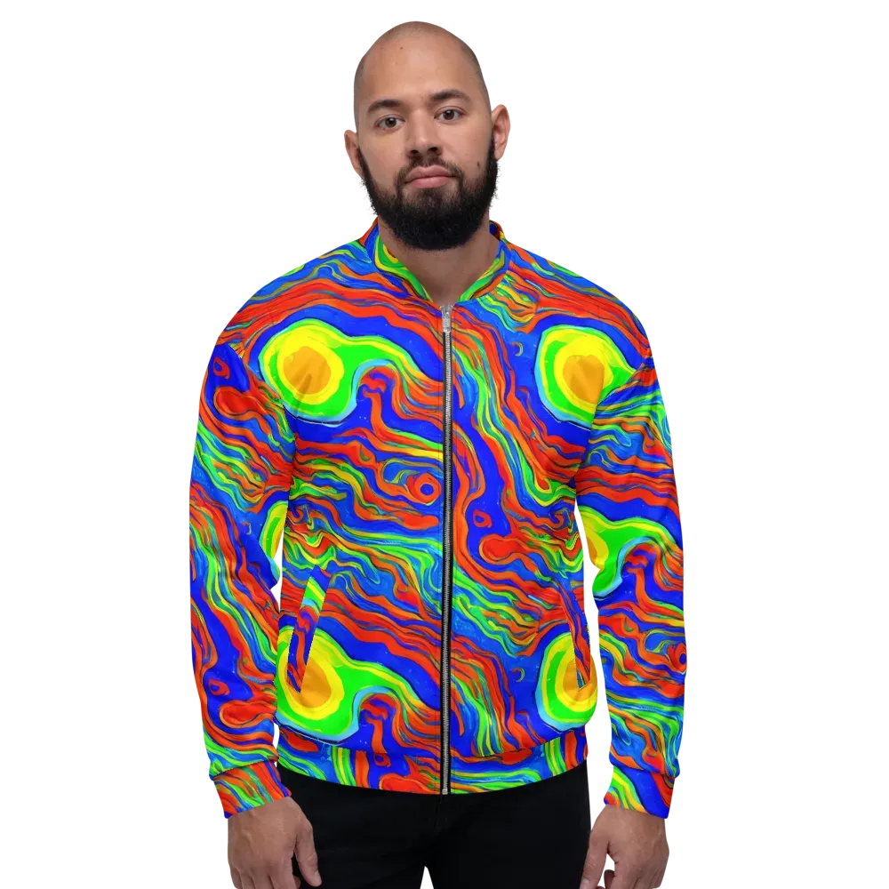 Citrus Maelstrom on Bomber Jacket — Front