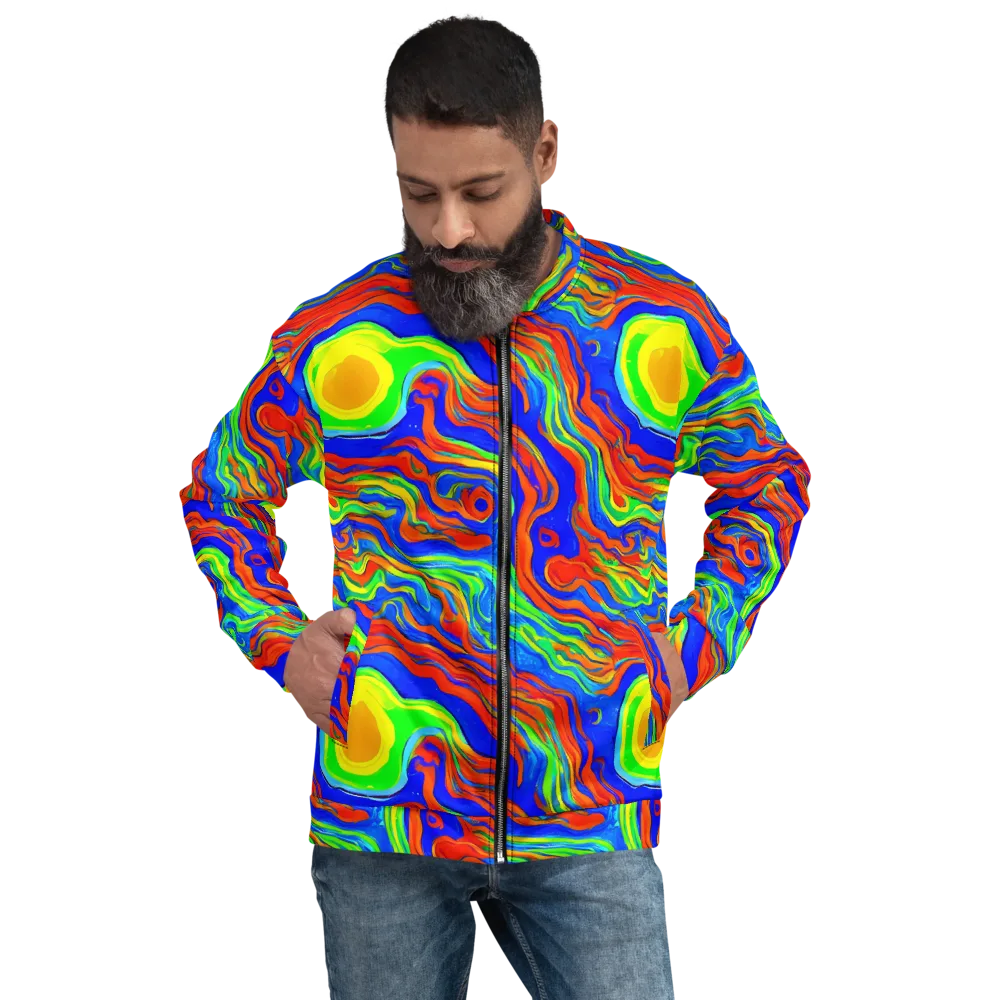 Citrus Maelstrom on Bomber Jacket — Front