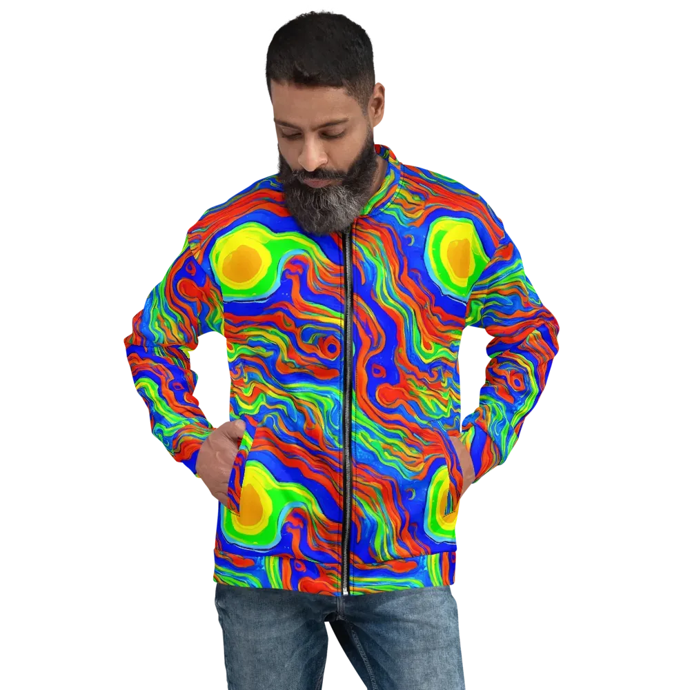 Citrus Maelstrom on Bomber Jacket — Front