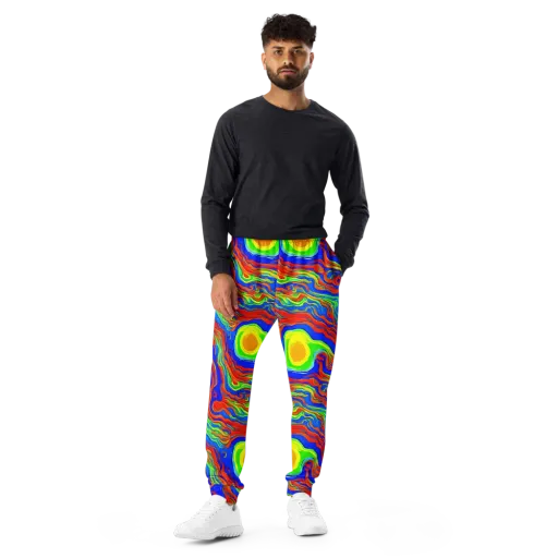 Citrus Maelstrom on a Men's Joggers
