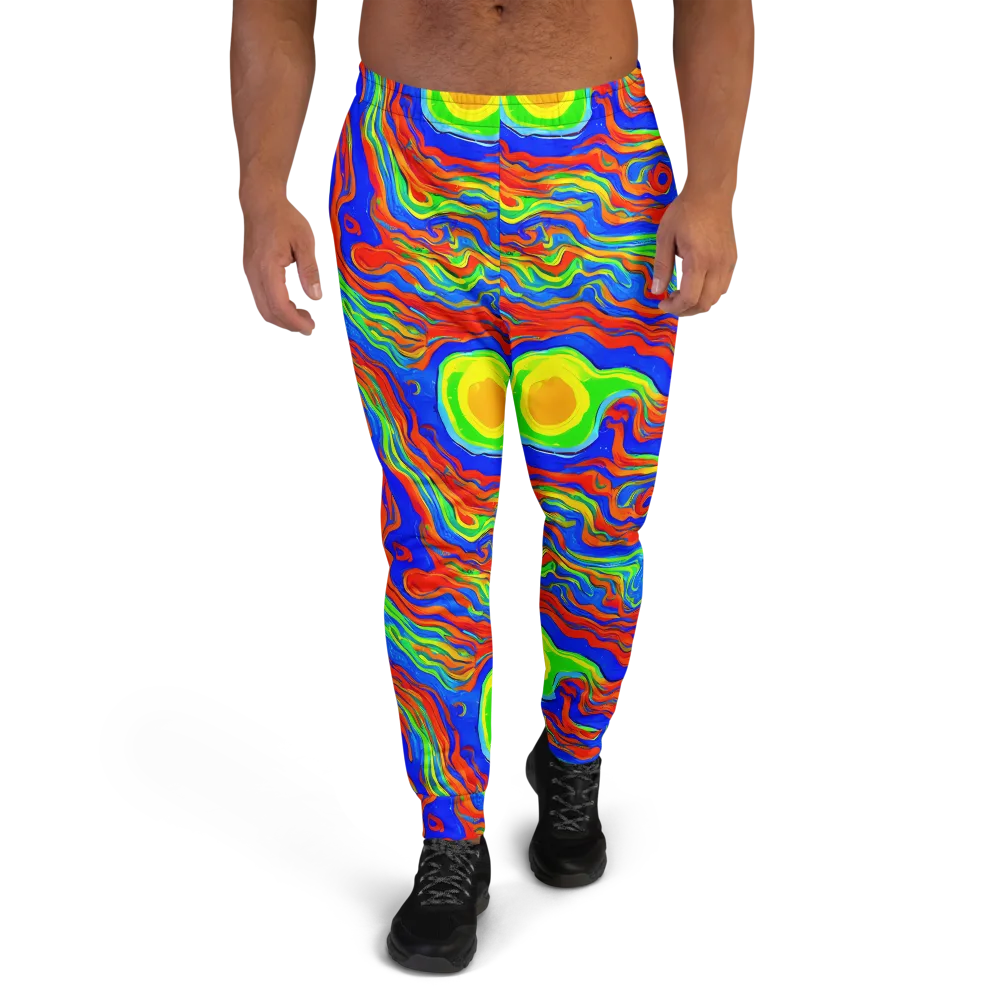Citrus Maelstrom on Men's Joggers — Front