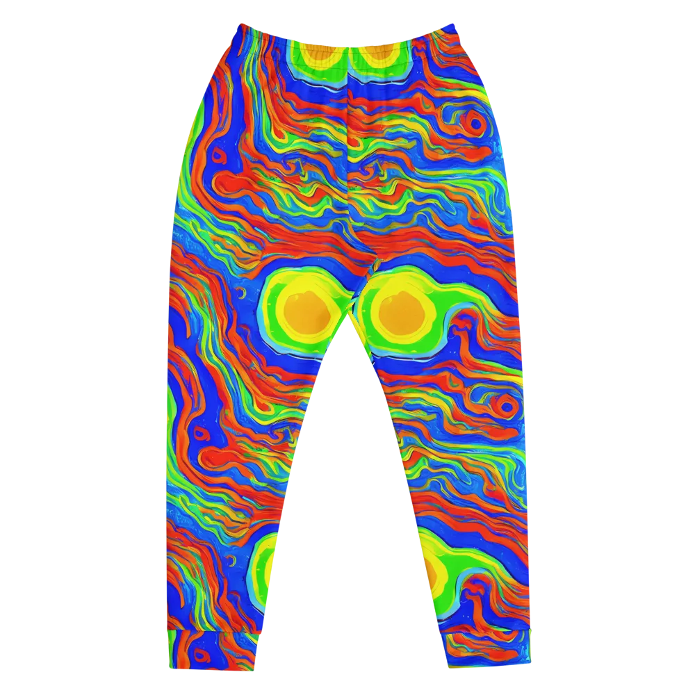 Citrus Maelstrom on Men's Joggers — Front