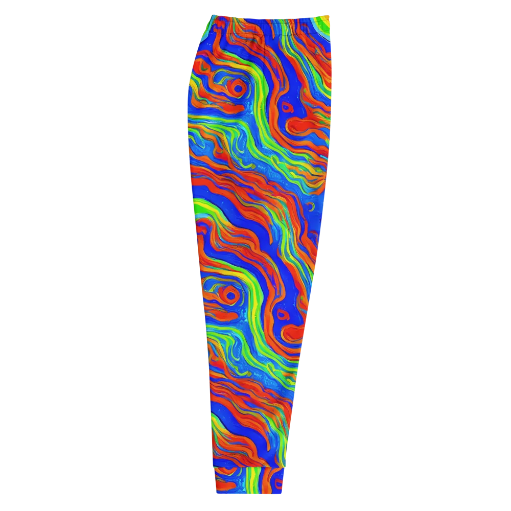Citrus Maelstrom on Men's Joggers — Right