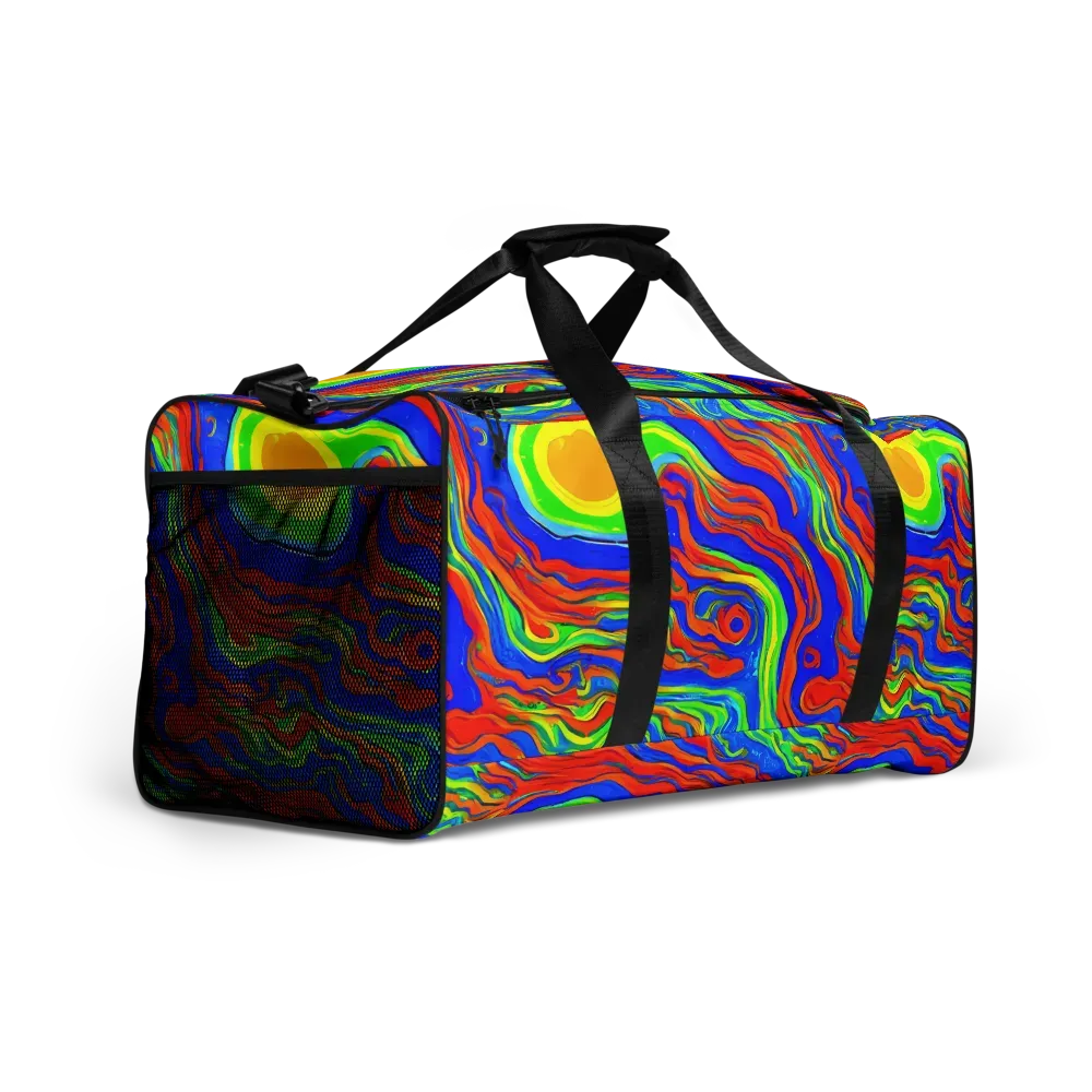 Citrus Maelstrom on Duffle Bag — Right Front