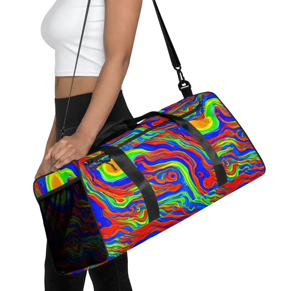 Citrus Maelstrom on Duffle Bag — Front