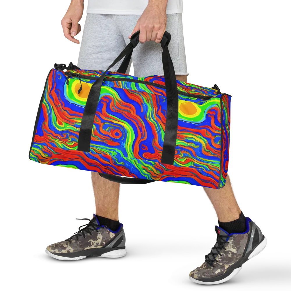 Citrus Maelstrom on Duffle Bag — Front