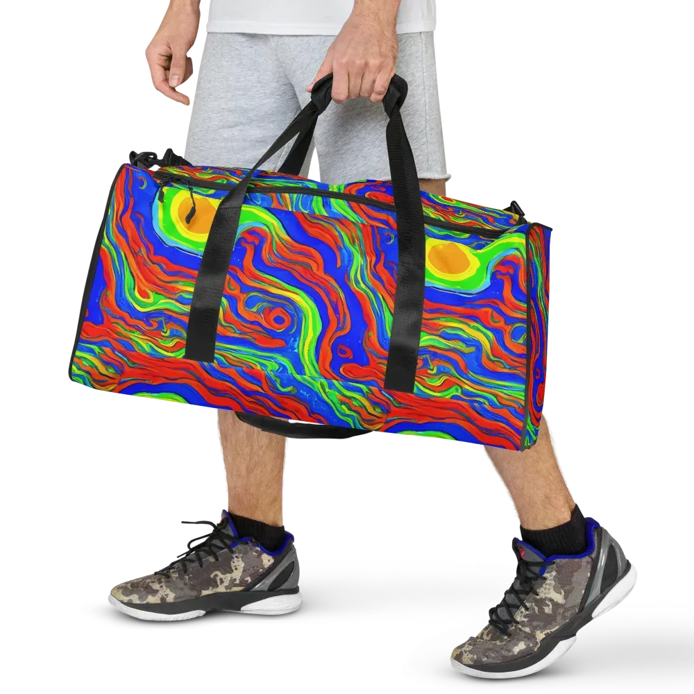 Citrus Maelstrom on Duffle Bag — Front