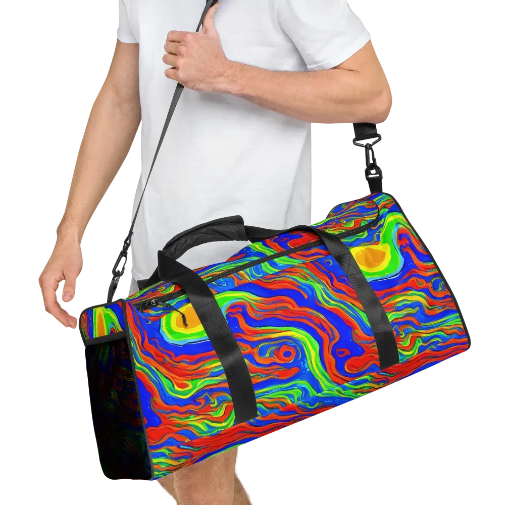 Citrus Maelstrom on Duffle Bag — Right Front