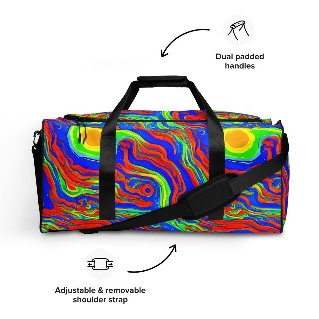 Citrus Maelstrom on Duffle Bag — Front