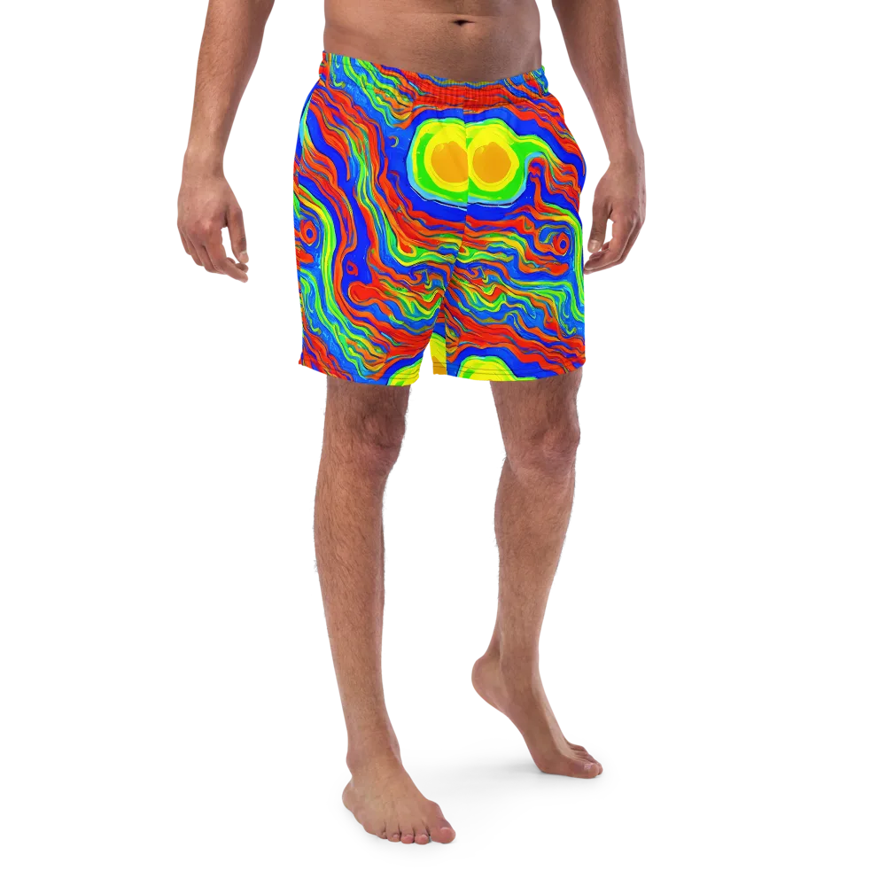 Citrus Maelstrom on Swim Trunks — Front