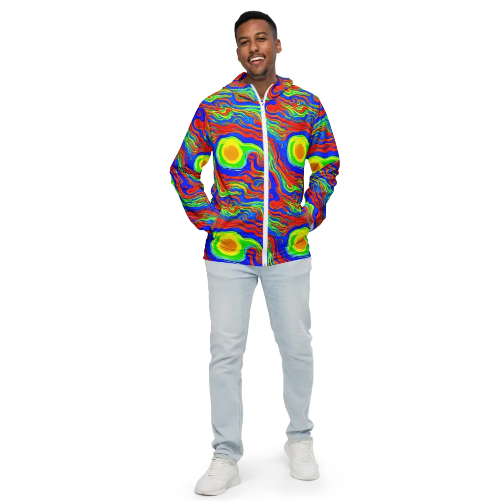Citrus Maelstrom on Men's Windbreaker — Front
