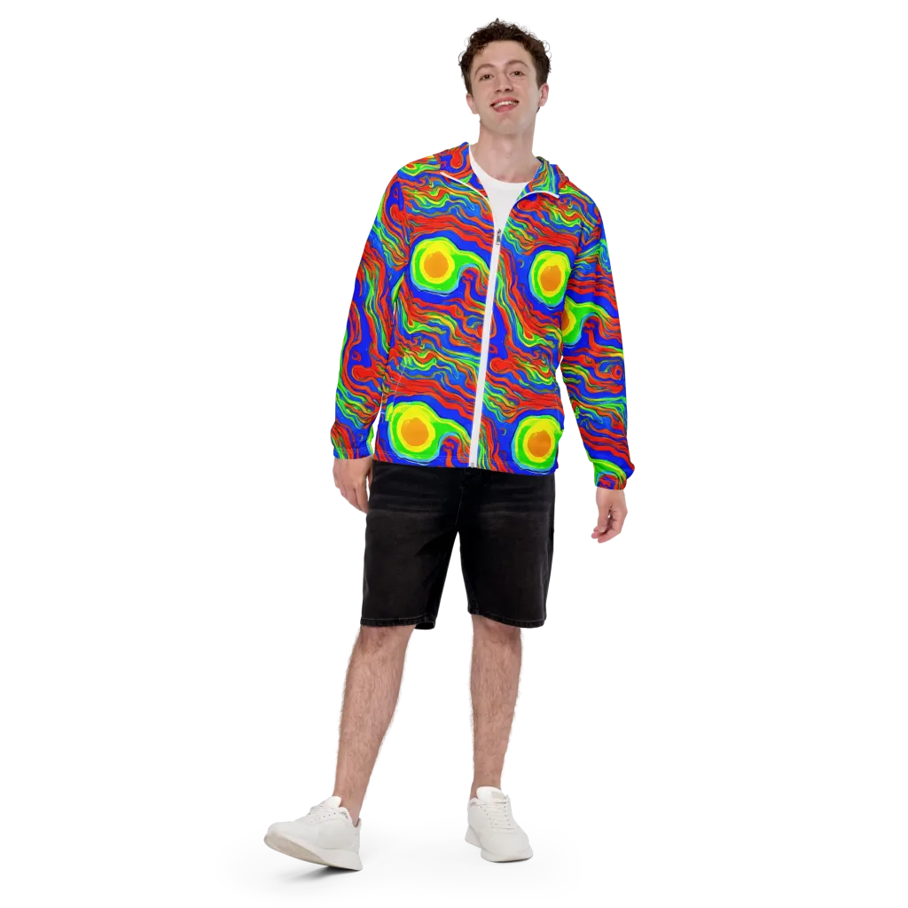 Citrus Maelstrom on Men's Windbreaker — Front