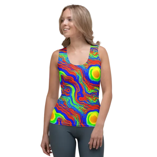 Citrus Maelstrom on a Women's Tank Top