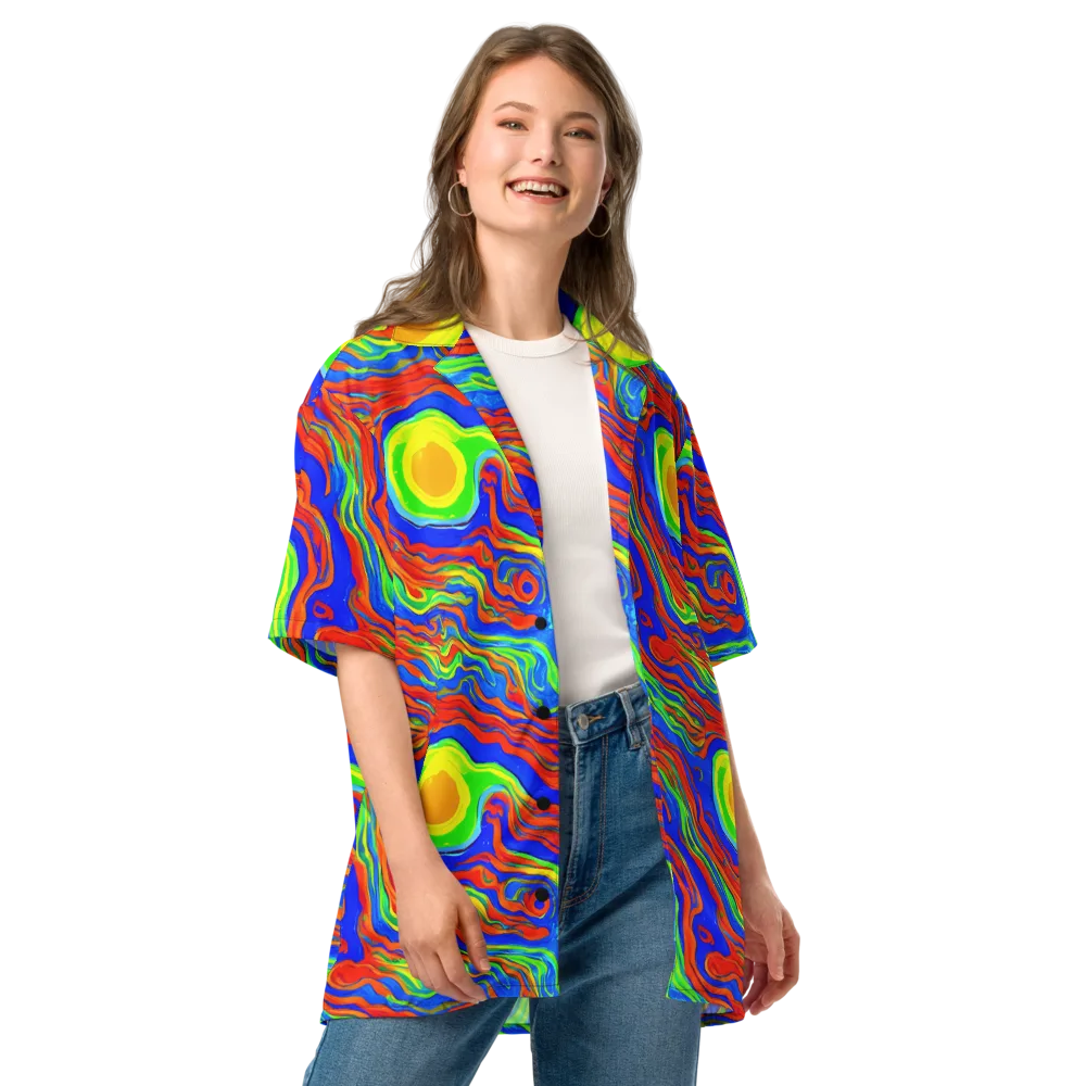 Citrus Maelstrom on Button Shirt — Front
