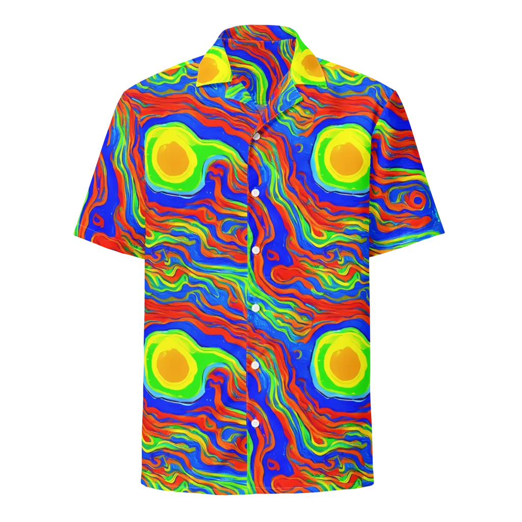 Citrus Maelstrom on Button Shirt — Front