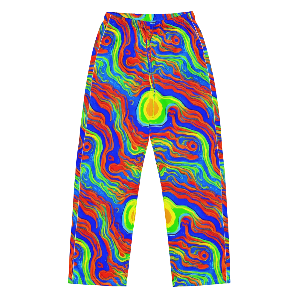 Citrus Maelstrom on Women's Pajama Pants — Front