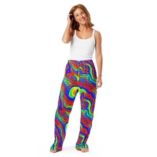 Citrus Maelstrom on a Women's Pajama Pants