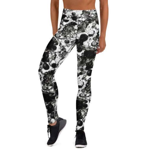Eclipse Garden on a Yoga Leggings