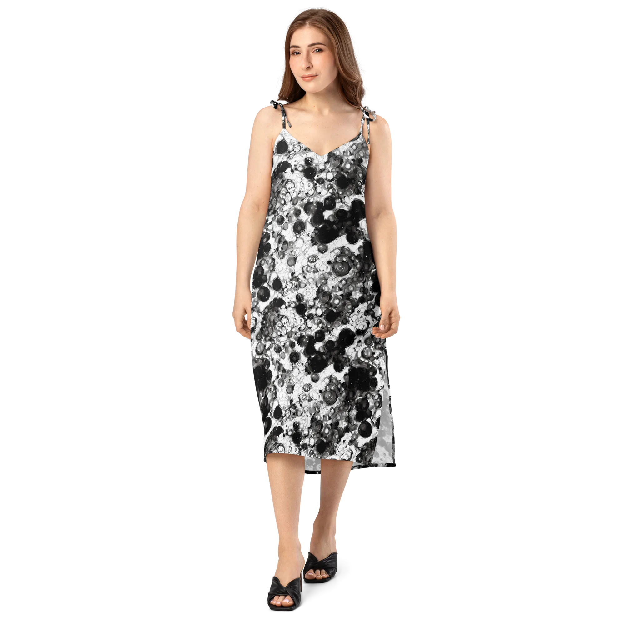 Eclipse Garden on Slip Dress — Front