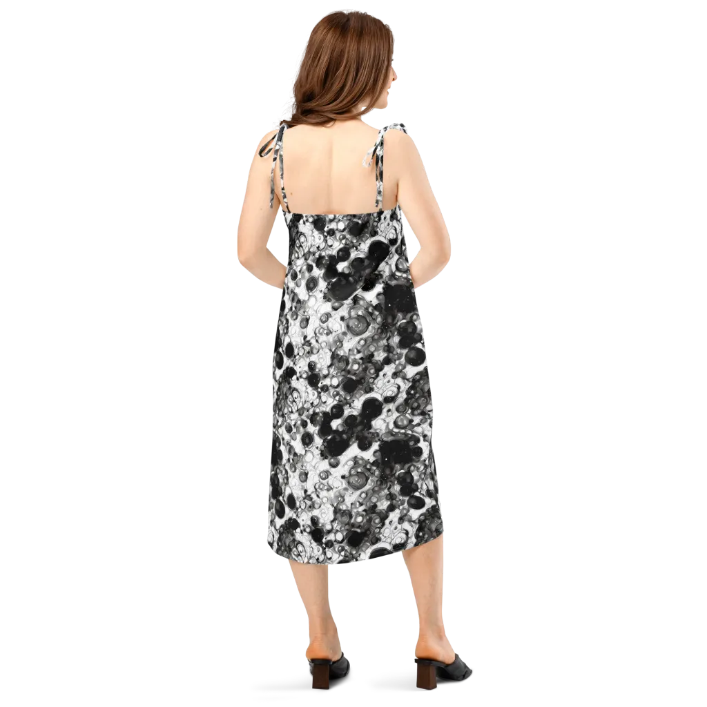 Eclipse Garden on Slip Dress — Back