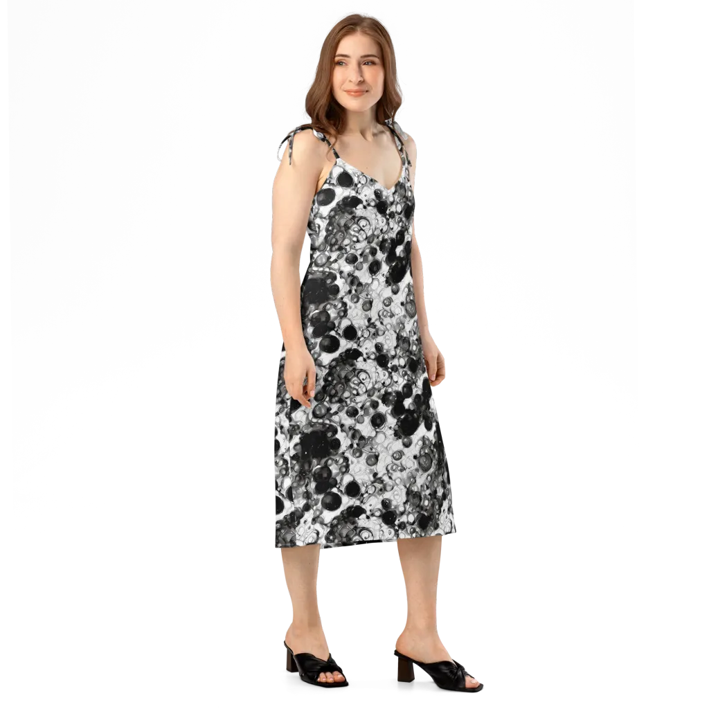 Eclipse Garden on Slip Dress — Right Front