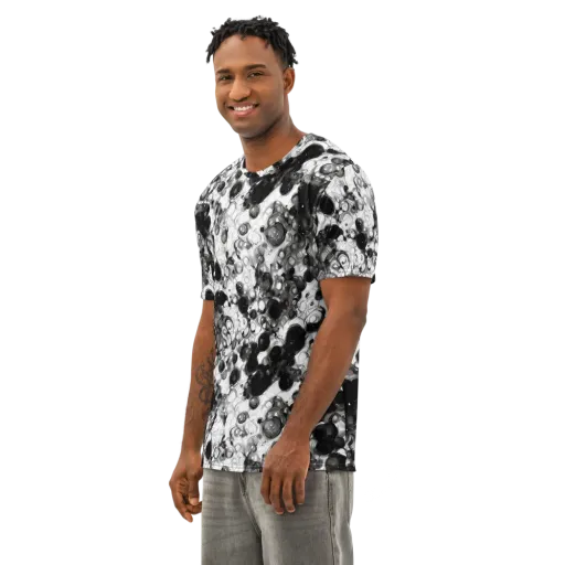 Eclipse Garden on a Men's Cotton Crew Neck T-Shirt