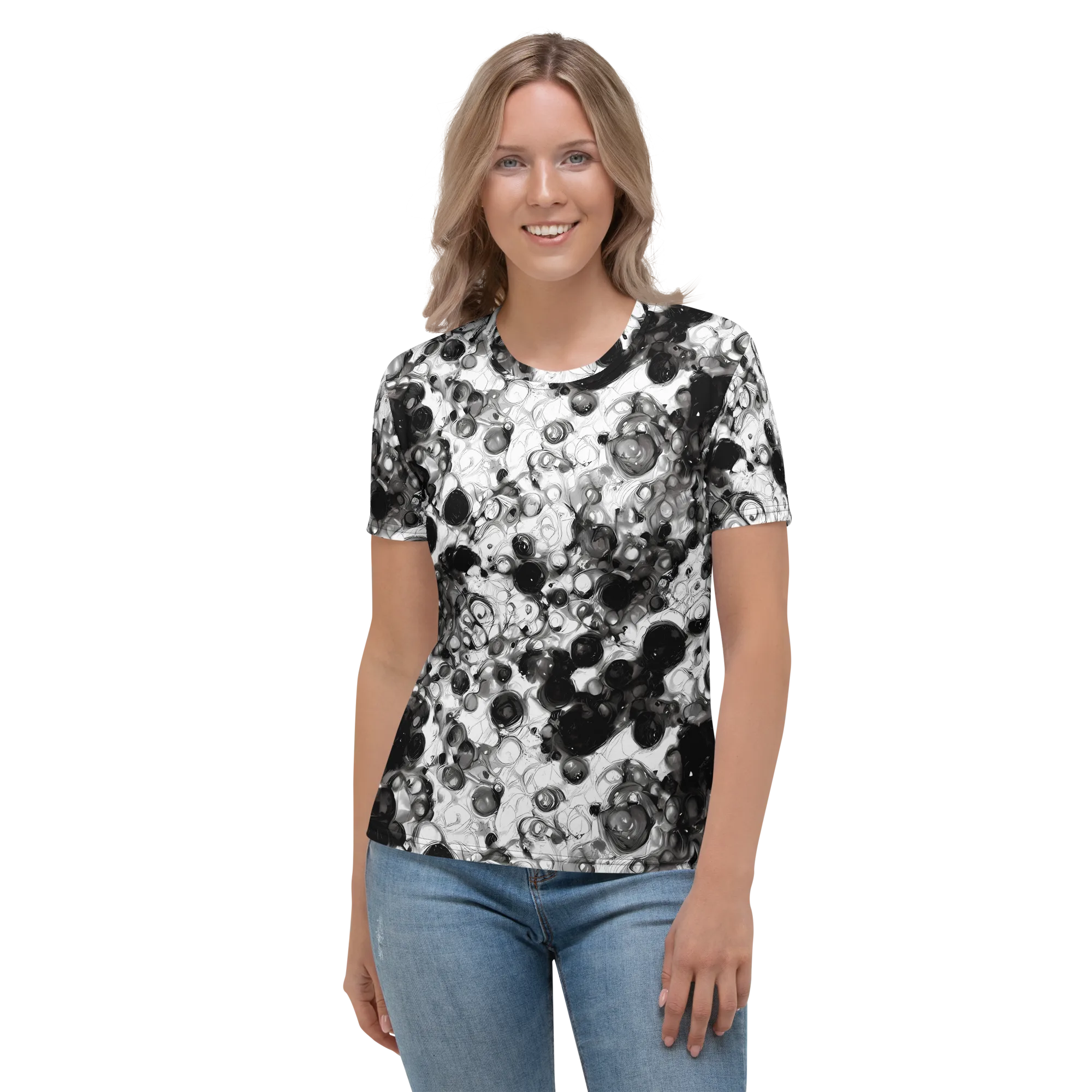 Eclipse Garden on Women's Crew Neck T-Shirt — Front