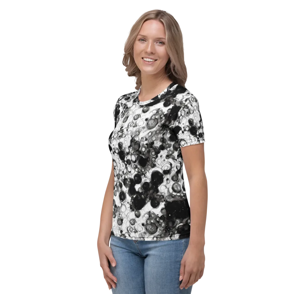 Eclipse Garden on Women's Crew Neck T-Shirt — Left