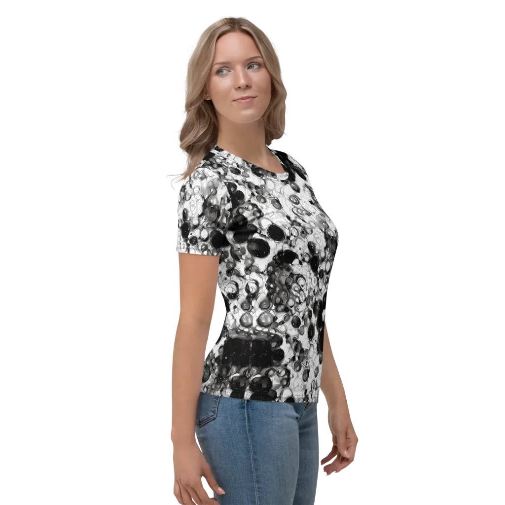 Eclipse Garden on Women's Crew Neck T-Shirt — Right