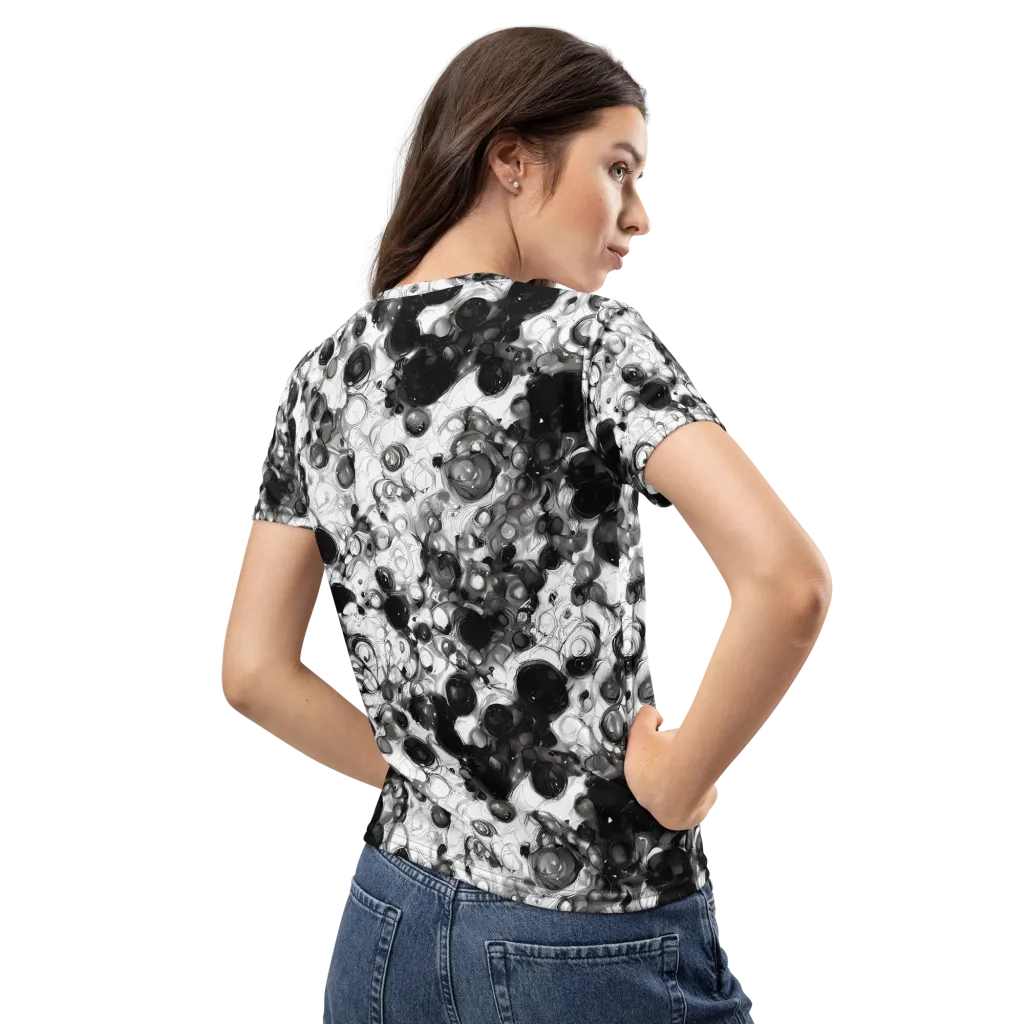 Eclipse Garden on Women's Crew Neck T-Shirt — Back