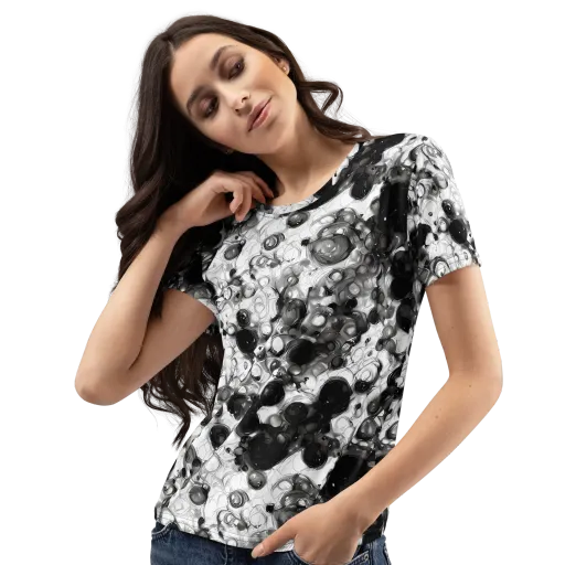 Eclipse Garden on a Women's Crew Neck T-Shirt