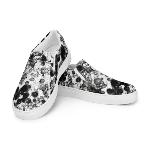 Eclipse Garden on a Men's Slip-On Canvas Shoes
