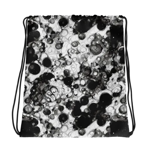 Eclipse Garden on a Drawstring Bag