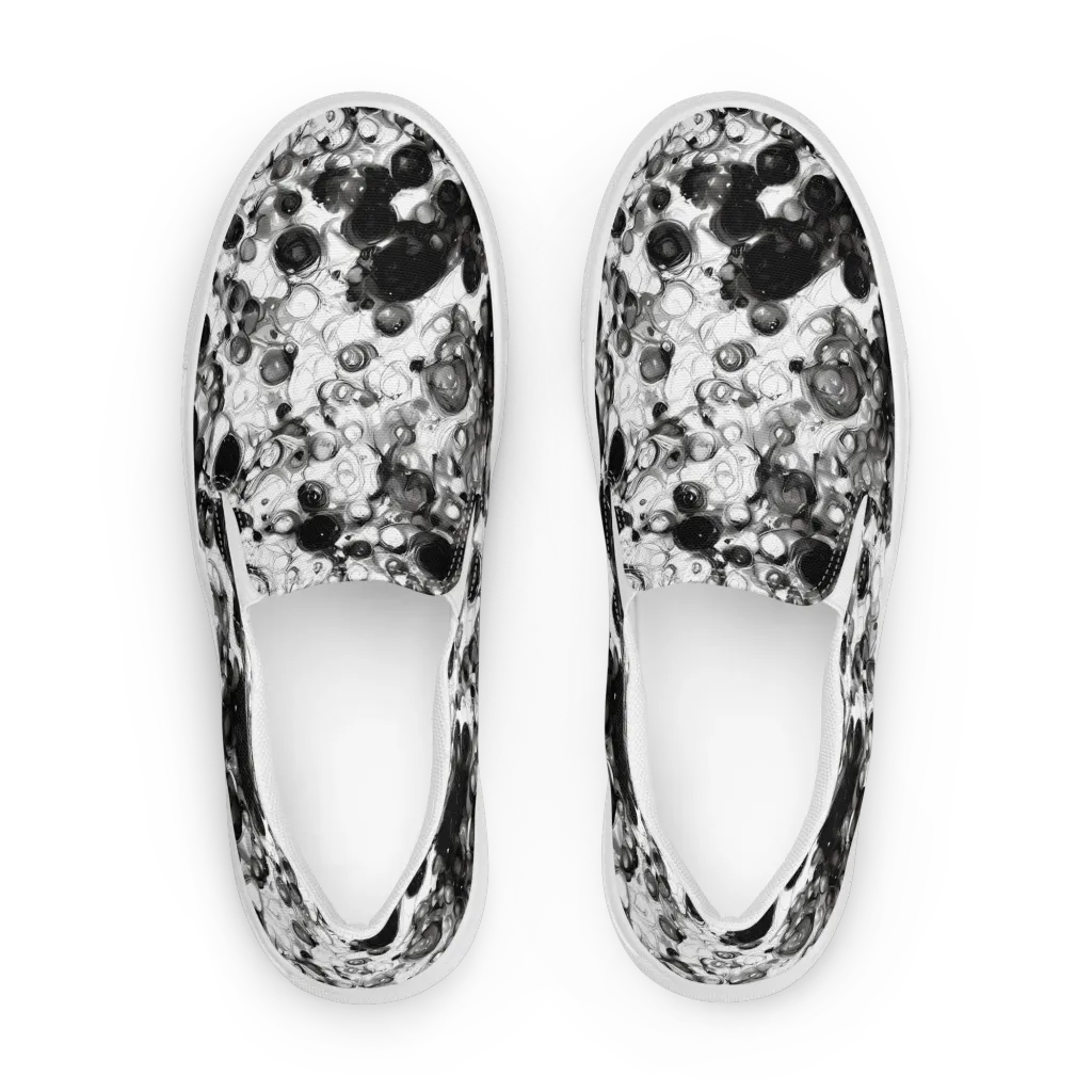 Eclipse Garden on Women's Slip-On Canvas Shoes — Front