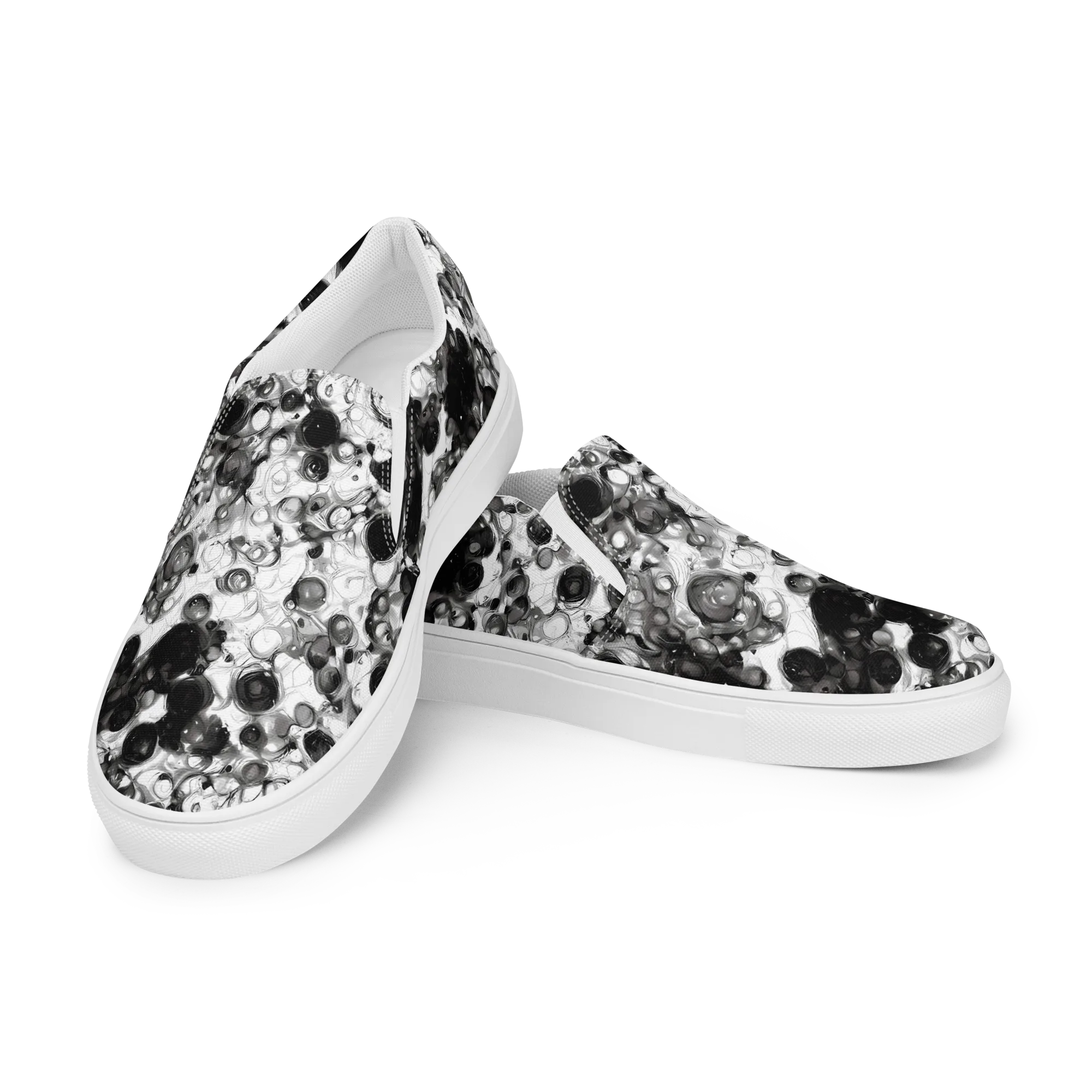 Eclipse Garden on Women's Slip-On Canvas Shoes — Left Front