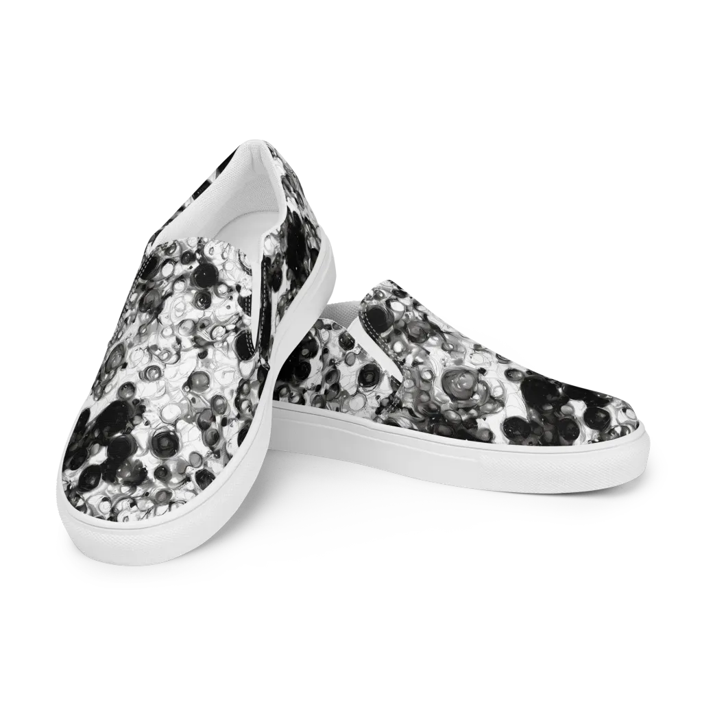 Eclipse Garden on Women's Slip-On Canvas Shoes — Left Front