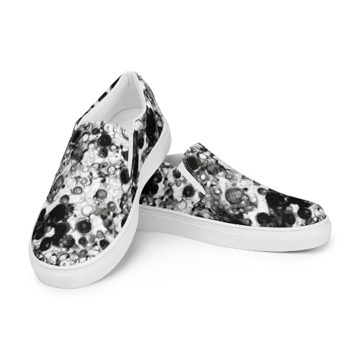 Eclipse Garden on a Women's Slip-On Canvas Shoes