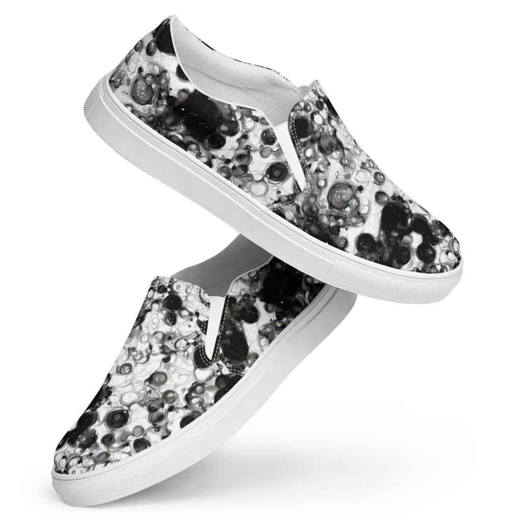 Eclipse Garden on Women's Slip-On Canvas Shoes — Front