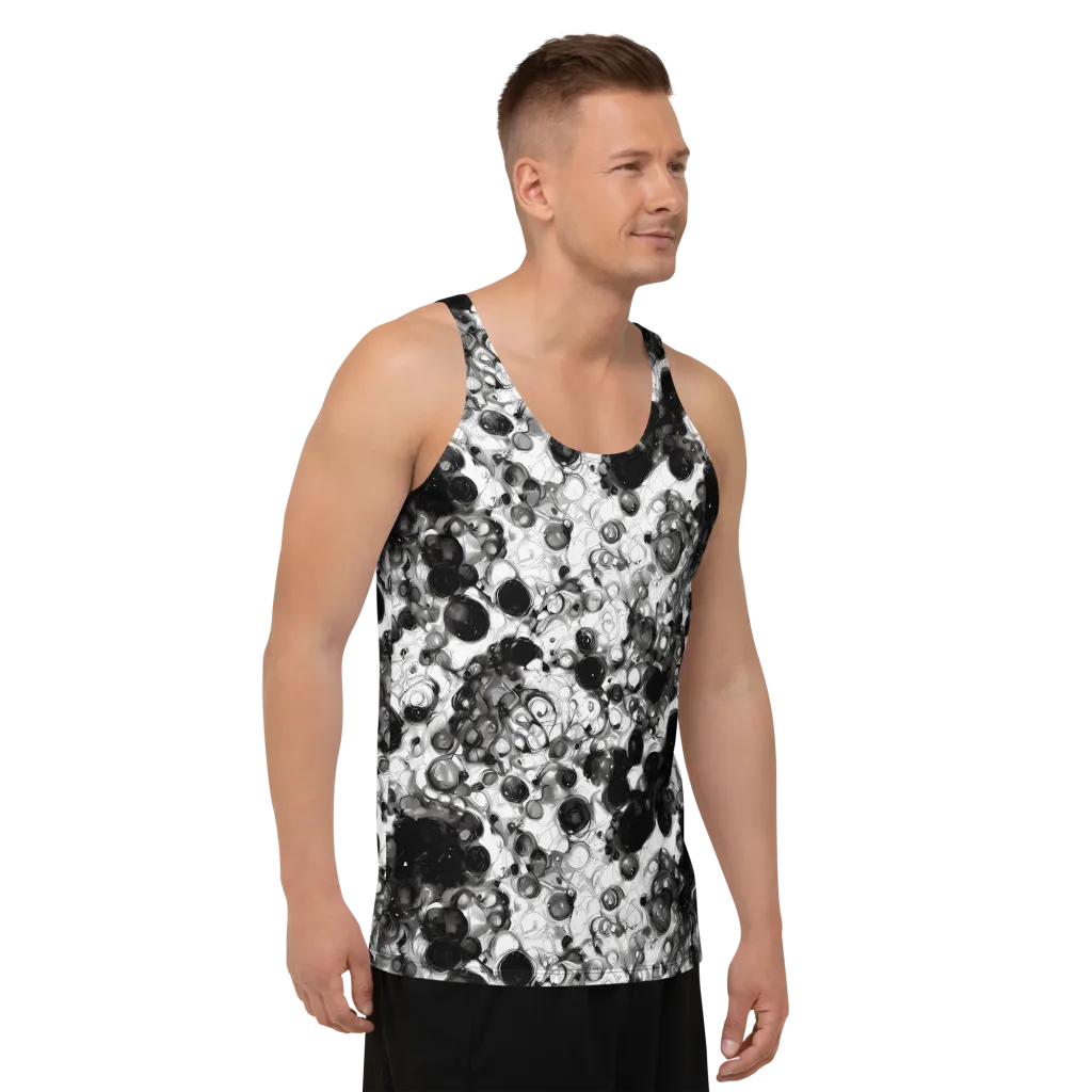 Eclipse Garden on Men's Tank Top — Right Front