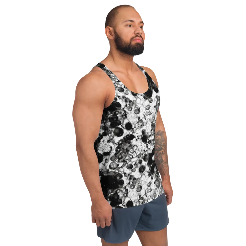 Eclipse Garden on Men's Tank Top — Right Front