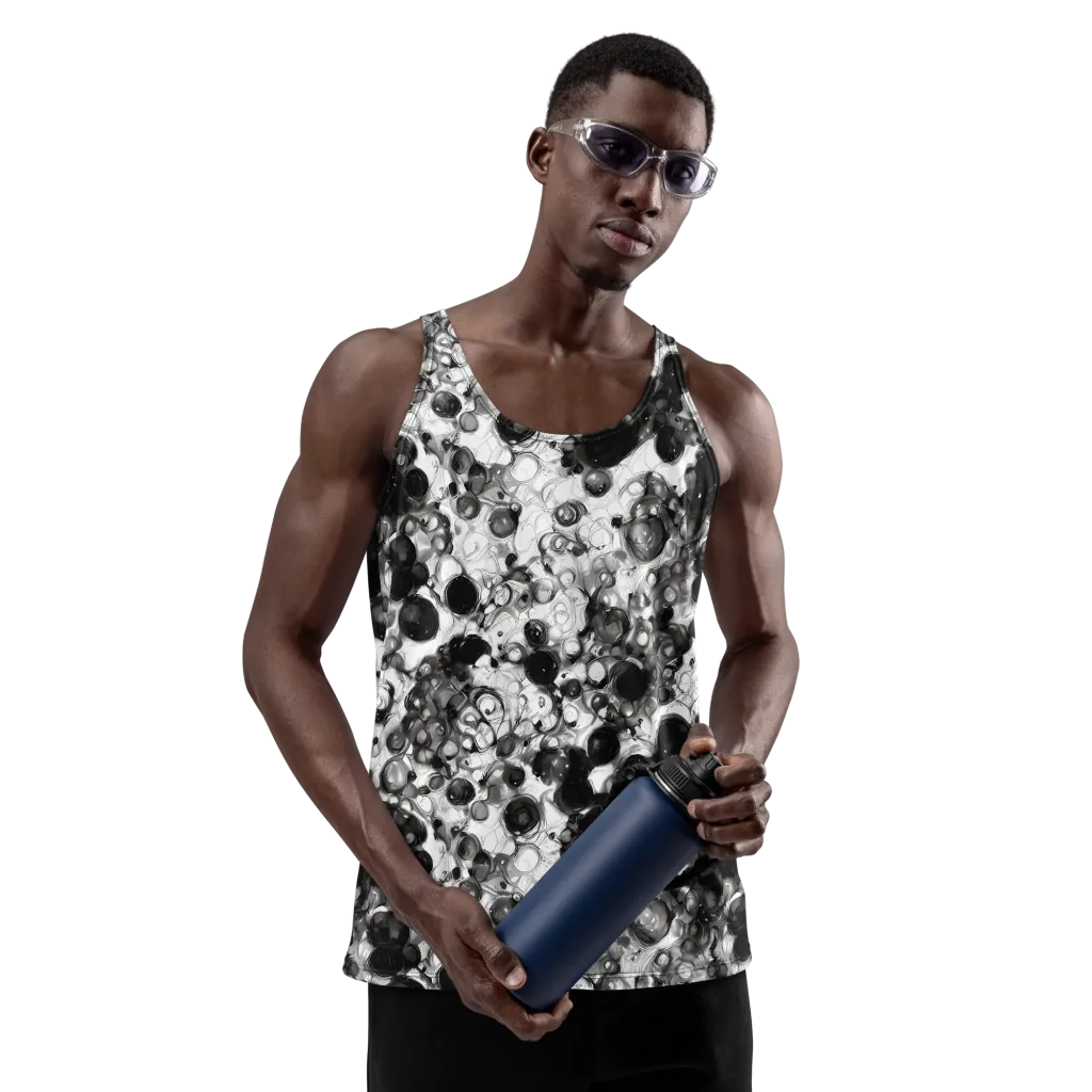 Eclipse Garden on Men's Tank Top — Front