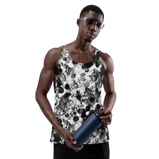 Eclipse Garden on a Men's Tank Top