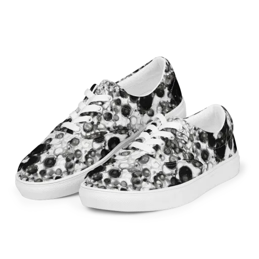 Eclipse Garden on a Men's Lace-Up Canvas Shoes